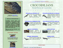Tablet Screenshot of crocodilian.com